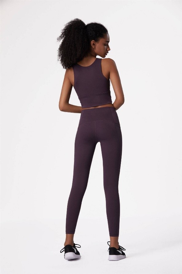 Lulu Yoga Leggings In Dark Purple 